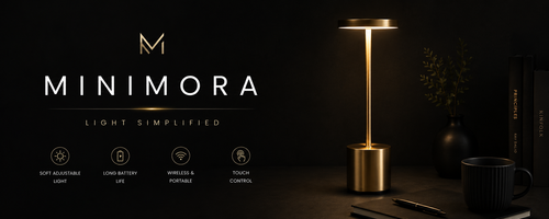 Minimora Minimal Wireless LED Desk Lamp