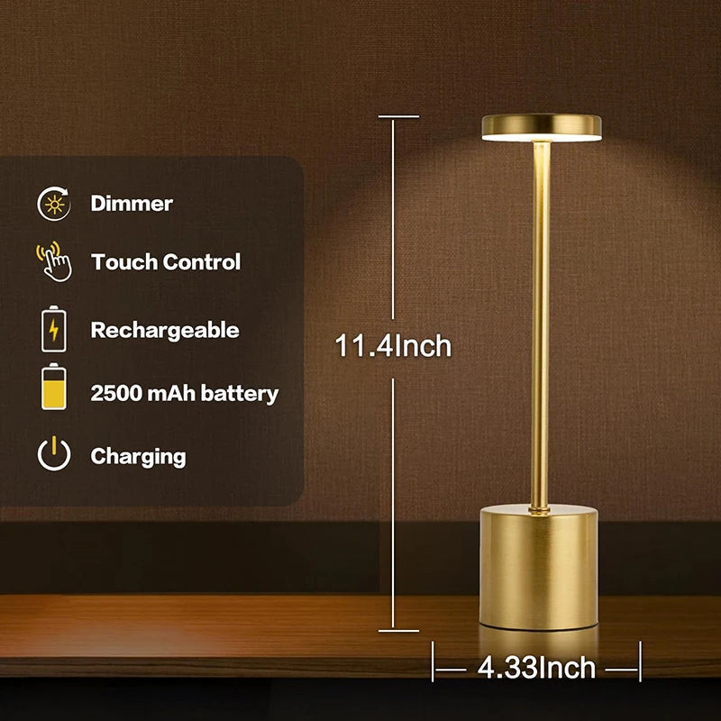 Minimora Minimal Wireless LED Desk Lamp